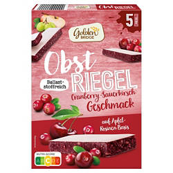 Obstriegel 5 x 30 g, Cranberry-Kirsche