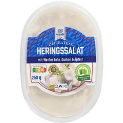 SEAFOOD Heringssalate 250 g, Weiß
