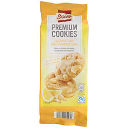 Premium Cookies, Soft White Chocolate & Lemon 210 g