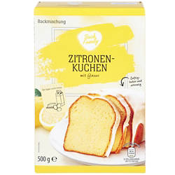 Backmischung 0,5 kg, Zitrone