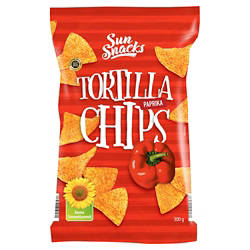 Tortilla Chips 300 g, Paprika