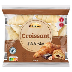 Aufback-Croissants, Schokolade