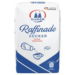 Raffinade Zucker Feine Körnung 1 kg