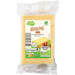 Bio Käsestücke 200 g, Bergkäse