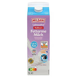 H-Milch 1,5 % 1 l, Lactosefrei - fettarm