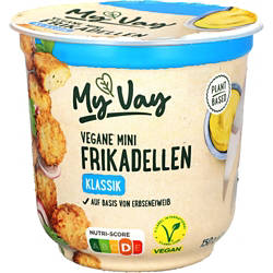 Vegane Snacks 150 g, Vegane Mini Frikadellen