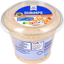 Shrimps-Salat 200 g, Cocktail