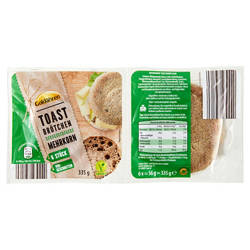 Toastbrötchen 335 g, Mehrkorn