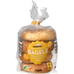 GOLDÄHREN Bagels 340 g, Sesam