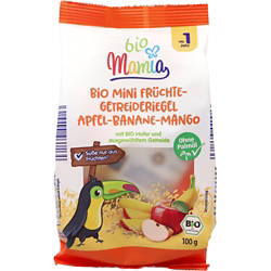 Bio-Mini Früchteriegel 100 g, Apfel-Mango