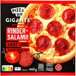 PIZZ‘AH Gigante 460 g, Salami