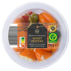 Mediterrane Antipasti 150 g, Honey Peppers