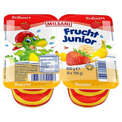 Frucht-Junior 400 g, Erdbeere-Banane