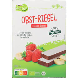 Bio-Obstriegel 150 g, Erdbeere-Banane