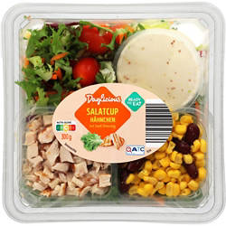 Salatcup 300 g, Hähnchen