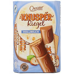 CHOCEUR Schoko-Knusper-Riegel 180 g, Vollmilch