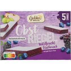 GOLDEN BRIDGE Obstriegel 5 x 30 g, Waldfrucht