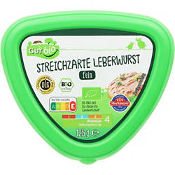 GUT BIO Bio-Leberwurst fein 125 g