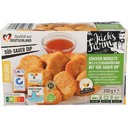 Chicken Nuggets mit Dip 300 g, Süß Sauer