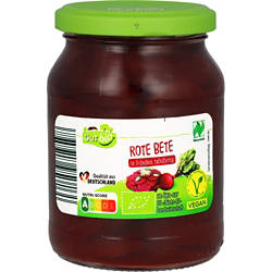 Bio-Gemüsekonserve 320 g, Bio-Rote Beete