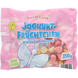 Vegetarischer Fruchtgummi 350 g, Joghurt