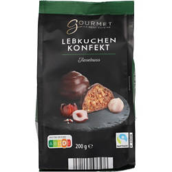 FINEST CUISINE Lebkuchen Konfekt 200 g, Haselnuss