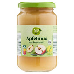 Bio-Apfelmus ohne Zuckerzusatz 360 g