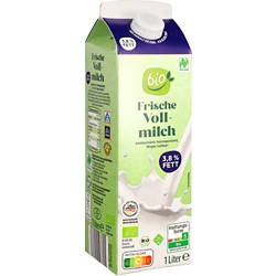Frische Bio-Vollmilch 3,8 % 1 l