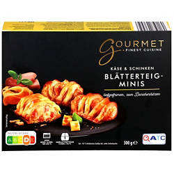 Blätterteig-Minis 300 g, Käse-Schinken