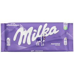 Tafelschokolade 90 g, Alpenmilch