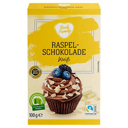 Raspelschokolade, Weiß 100 g