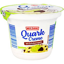 Quarkcreme mit Schokoraspeln, Zabaione