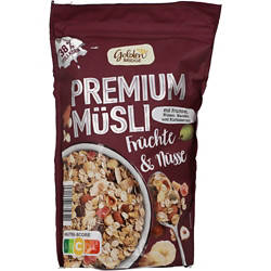 Premium Müsli 500 g, Früchte & Nüsse