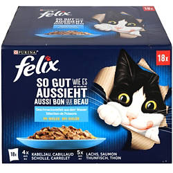 PURINA, Felix Pouches SGWA 18x85g, Fish