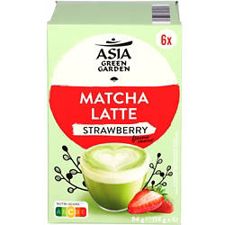 Matcha Latte Tee 84 g, Erdbeere