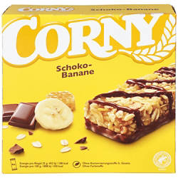 CORNY Müsli Riegel 150 g, Schoko Banane