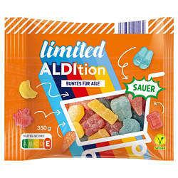 ALDItion Veganes Fruchtgummi 350 g, Sauer
