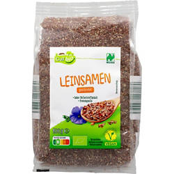 Bio-Leinsamen 400 g, Leinsamen geschrotet