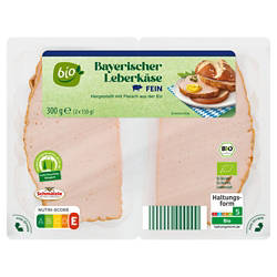 Bio-Bayerischer-Leberkäse Schwein 300 g