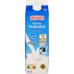 Vollmilch 3.5 % 1 l