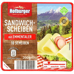 Sandwich-Scheiben, Emmentaler 200 g
