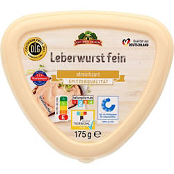 Leberwurst im Becher 175 g, Fein