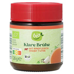 Bio-Brühen im Glas 126 g, Rindfleisch