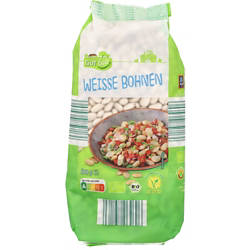 Bio-Hülsenfrüchte 0,5 kg, Weiße Bohnen