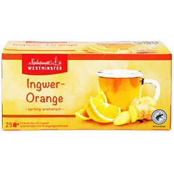 Bio-Ingwer Tee Mix 45 g, Ingwer-Orange