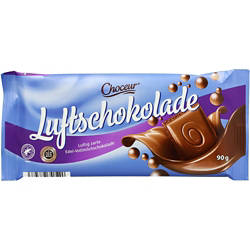 Schokoladen Vielfalt 90 g, Luftschokolade