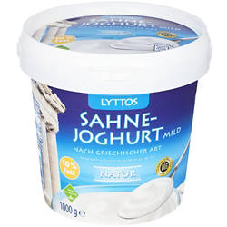 Sahnejoghurt griechischer Art 1 kg, 10 % Fett