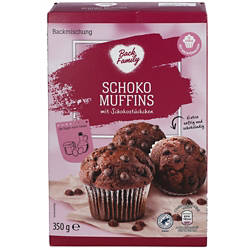 Backmischung 350 g, Schoko Muffins