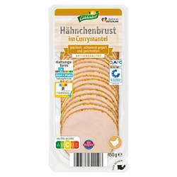Hähnchenbrust 150 g, Curry