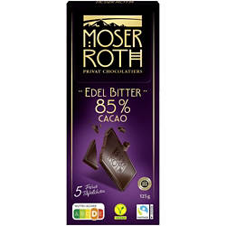 Schokolade 125 g, Zartbitter 85 % Kakao